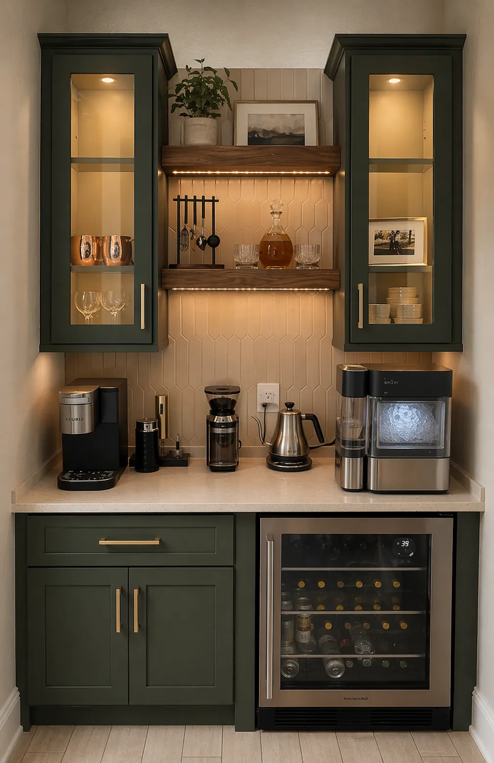 Dry Bar by Finemark Cabinetry
