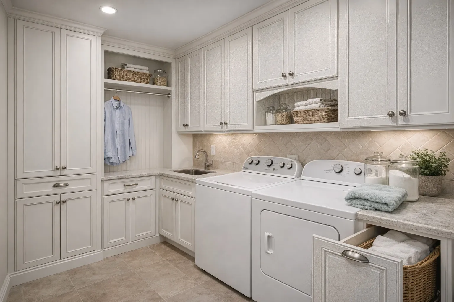 Laundry Room by Finemark Cabinetry