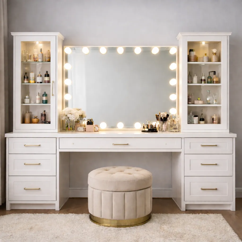 Makeup Vanity by Finemark Cabinetry