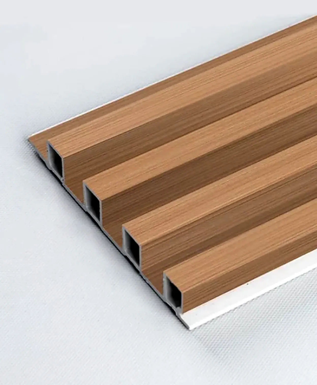 WPC Modern Wall Slats installed by Finemark Cabinetry in Wheaton IL